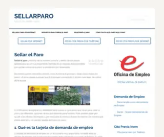 Sellarparo.com(Renovar Demanda de Empleo) Screenshot