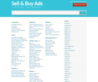 Sellbuyadz.com(Sell & Buy Ads) Screenshot