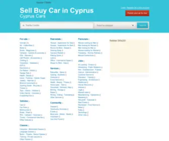 Sellbuycar.com(Easy to sell or buy car in Cyprus) Screenshot