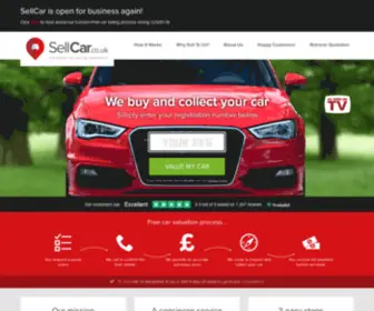 Sellcar.co.uk(Sell My Car) Screenshot