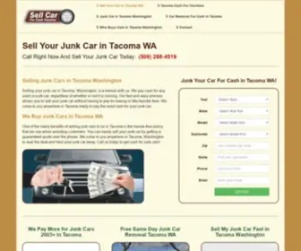 Sellcarforcashtacoma.com(Sell My Car in Washington) Screenshot