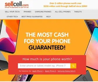 Sellcell.com(Sell My Phone) Screenshot