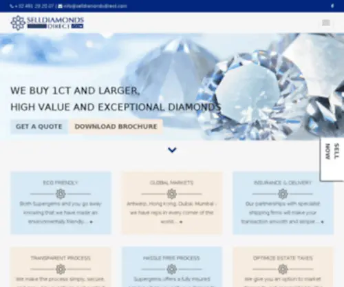 Selldiamondsdirect.com(Sell Diamonds) Screenshot