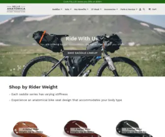 Selleanatomica.com(Leather Bike Saddles) Screenshot