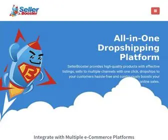 Sellerbooster.com(Best Dropshipping Platforms) Screenshot