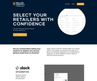 Sellercertify.com(Prevent Unauthorized Amazon Sellers) Screenshot