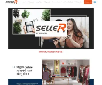 Seller.com.np(Seller multi vendor marketplace free online product selling platform) Screenshot