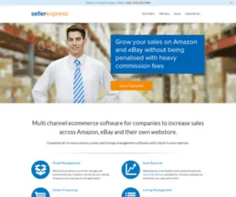 Sellerexpress.com(Increase online sales on eBay and Amazon) Screenshot