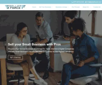 Sellerforce.com(Small Business Brokerage for Tech Companies) Screenshot