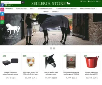 SelleriaStore.it(Selleria Online Articoli Abbigliamento per equitazione) Screenshot