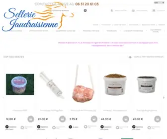 Selleriejaudraisienne.fr(Sellerie Jaudraisienne : materiel d'équitation toutes tailles) Screenshot