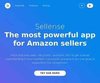 Sellerise.com(Game-Changing Tools for Amazon Sellers) Screenshot