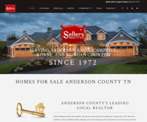 Sellers-Realty.com(Anderson County TN Real Estate & Homes For Sale) Screenshot