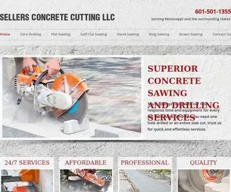 Sellersconcretecuttingllc.com(Sellers Concrete Cutting LLC) Screenshot