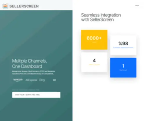 Sellerscreen.com(Sellerscreen) Screenshot