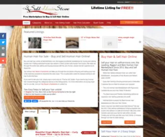 Sellhairstore.com(Since 2011) Screenshot