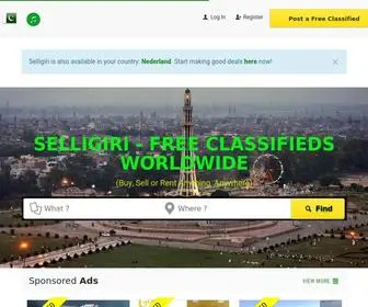 Selligiri.com(Free Classifieds Worldwide) Screenshot