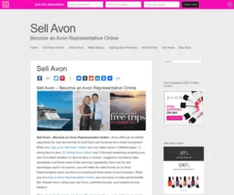 Sellingbeautyonline.com(Sell Avon) Screenshot