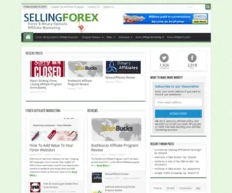 Sellingforex.com(Forex affiliate marketing) Screenshot