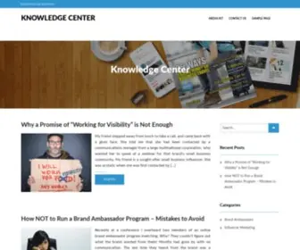 Sellingtosmallbusinesses.com(Knowledge Center) Screenshot