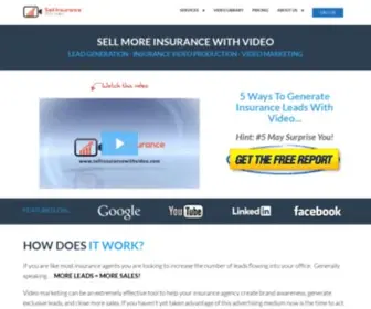 Sellinsurancewithvideo.com(Insurance Videos) Screenshot