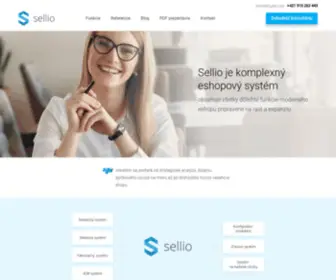 Sellio.net(Systém pre úspešné eshopy) Screenshot