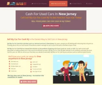 Sellmycarforcashnj.com(Sell My Car For Cash NJ) Screenshot