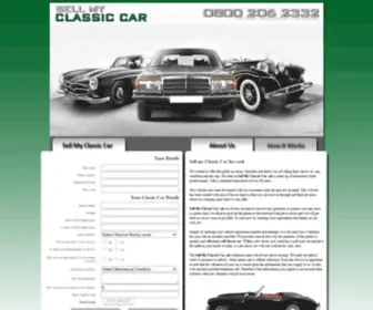 Sellmyclassiccar.uk(Sell My Classic Car) Screenshot