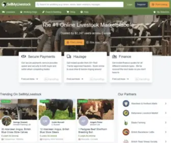 Sellmylivestock.co.uk(SellMyLivestock) Screenshot