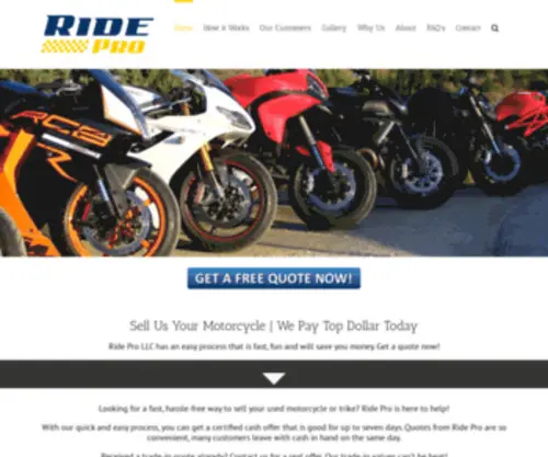 Sellmymotorcycletoday.com(Sell my Motorcycle Today) Screenshot