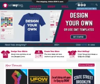 Sellmytees.com(Design Your Own T Shirt) Screenshot