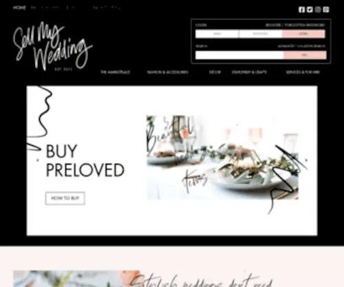 Sellmywedding.co.uk(Sell My Wedding) Screenshot