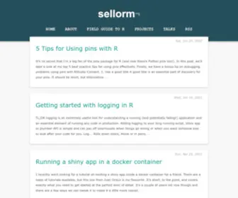 Sellorm.com(About sellorm) Screenshot