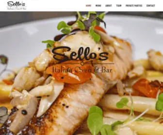 Sellosoc.com(Sello's Italian Oven & Bar) Screenshot