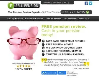 Sellpension.co.uk(Sell Pension) Screenshot