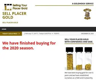 Sellplacergold.com(Sell Placer Gold) Screenshot