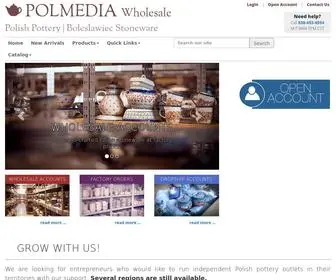 Sellpolishpottery.com(Polmedia Polish Pottery Wholesale) Screenshot