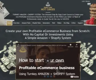 Sellslikehotcakes.co(TURNKEY AMAZON + SHOPIFY SYSTEM) Screenshot