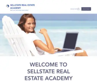 Sellstaterealestateacademy.com(Real Estate School) Screenshot