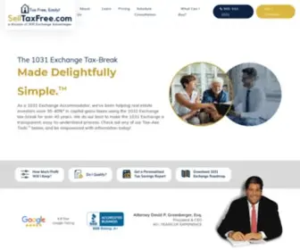 Selltaxfree.com(1031 Exchange Advantage ®) Screenshot