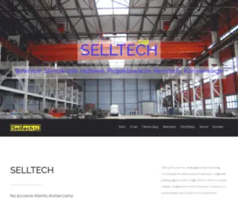 Selltech.biz.pl(Remonty i modernizacje suwnic z zastosowaniem najnowszych rozwi) Screenshot