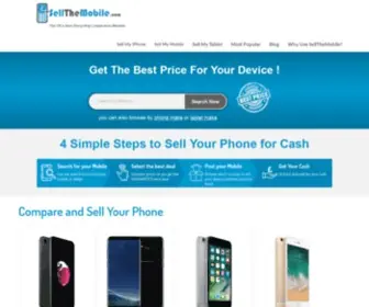 Sellthemobile.com(Mobile Phone Recycling Comparison) Screenshot