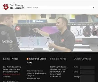 Sellthroughresources.com(Sell Through ReSources) Screenshot