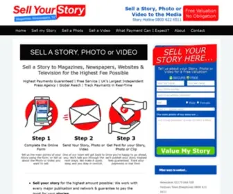 Sellusyourstory.com(Sell My Story) Screenshot