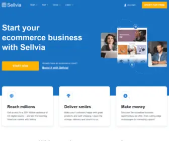 Sellvia.com(Your Best Solution To Start Ecommerce Business) Screenshot