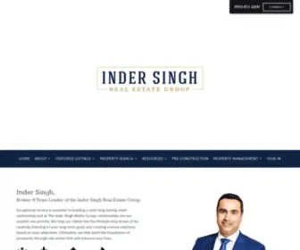 Sellwithsingh.com(Inder Singh Real Estate Group) Screenshot