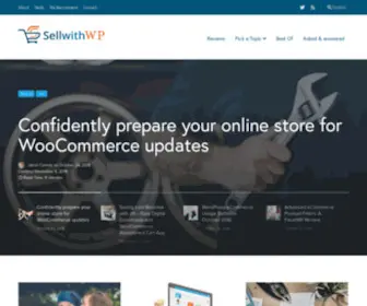 Sellwithwp.com(News, Tips, & Tricks for Selling Online with WordPress) Screenshot