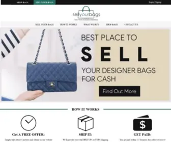 Sellyourbags.com(Sell Used Designer Handbags) Screenshot