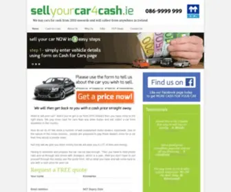 Sellyourcar4Cash.ie(Sell your car yourself) Screenshot