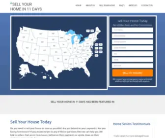 Sellyourhomein11Days.com(Sell Your Home in 11 Days) Screenshot